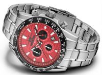 FIREFOX SKY COMMANDER Herrenuhr Chronograph FFS23-105 rot/schwarz