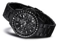 FIREFOX Armband- Herrenuhr Chronograph RACER SCHWARZ FFS15-125 10 ATM