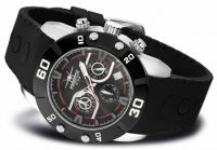 FIREFOX AUSSTELLER RUBBER THING Herrenuhr Edelstahl Chronograph FFS310-102 schwarz