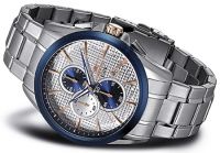 FIREFOX AUSSTELLER ADVENTURER Herrenuhr Chronograph FFS195-120 silber/blau