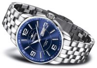 FIREFOX Herren Automatikuhr Miyota FFS500-103 blau 10 ATM wasserdicht