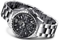 FIREFOX Herrenuhr Chronograph RACER FFS15-102b schwarz 10 ATM