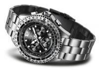 FIREFOX Herrenuhr FIGHTER Chronograph FFS05-102 sunray schwarz