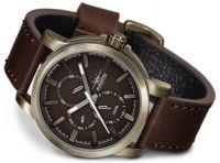 FIREFOX Herrenuhr Multifunktion 10 ATM FFSL250-106 antik messing