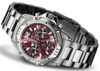 FIREFOX Chronograph Herrenuhr AIRFIGHTER FFS02-105 sunray rot VD53